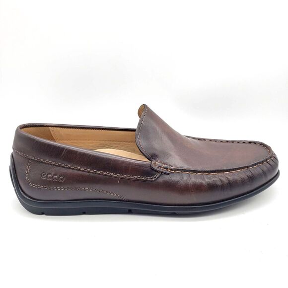 ECCO Classic Moc 2.0 Slip On Driving Shoes Loafer Brown US Men's Size 43, 9-9.5 - Picture 1 of 9